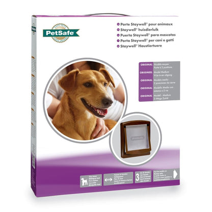 Petsafe Puerta Mascotas 2-vías 755 Mediana 26,7x22,8 Marrón 5021_2