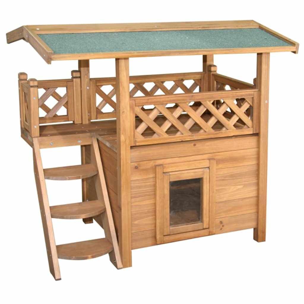 Kerbl Casa Para Gatos Lodge 77x50x73 Cm_0