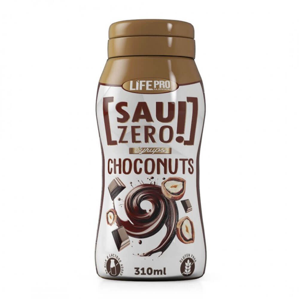Sauzero Zero! - Chocolate Con Nueces - Salsas Y Siropes - Lifepro_0