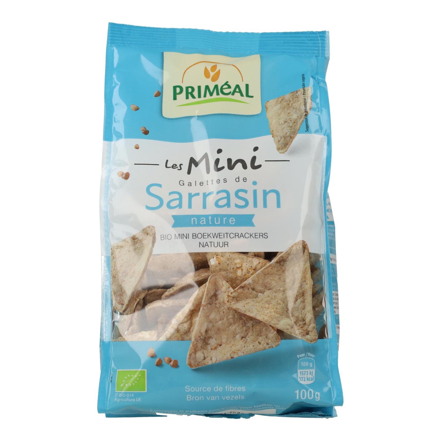 Mini Triângulos de Trigo Sarraceno Sarrasin Priméal 100 g