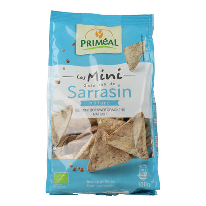 Mini Triângulos de Trigo Sarraceno Sarrasin Priméal 100 g