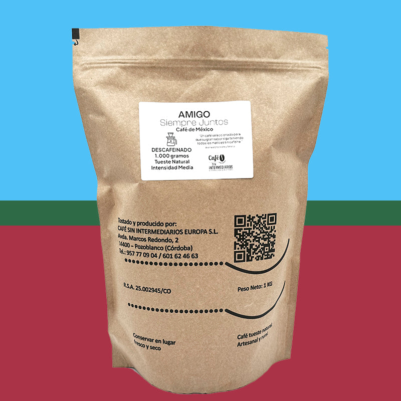 Cafe Sin Intermediarios - Amigo 1kg - Tostado Semanal|para Cafeteras Americanas Y De Filtro|ideal Café Con Leche/solo_2