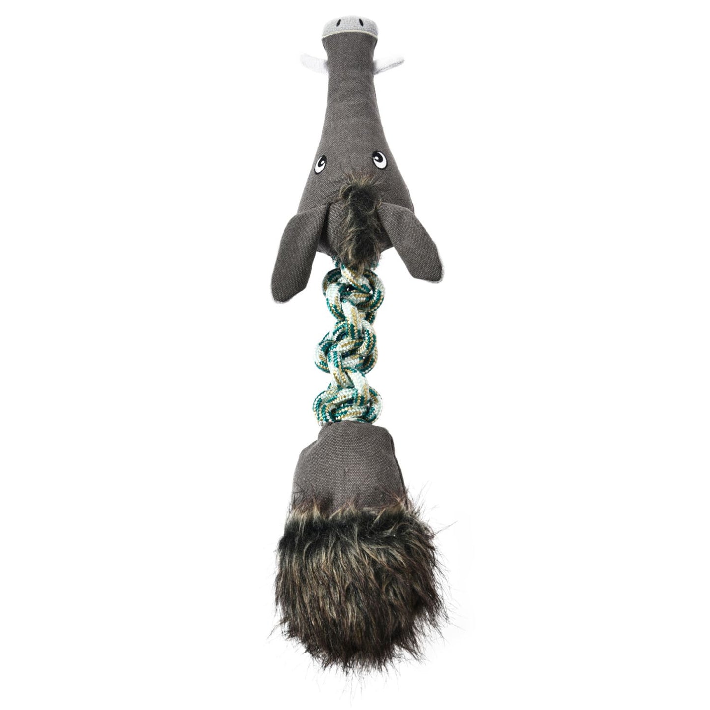 Juguete De Peluche Y Cuerda Anudada Para Perro Wuapu, Diseño Jabalí De 56cm_0