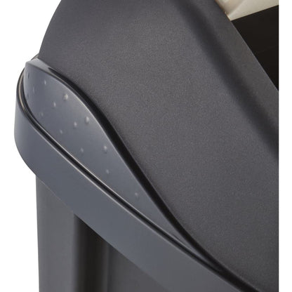 Cubo De Basura Con Tapa Basculante, 50 L, Swantje, Gris Grafito_4