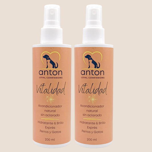 Acondicionador sin aclarado para el cuidado del pelaje de perros y gatos – Pack 2 x 200 ml_0