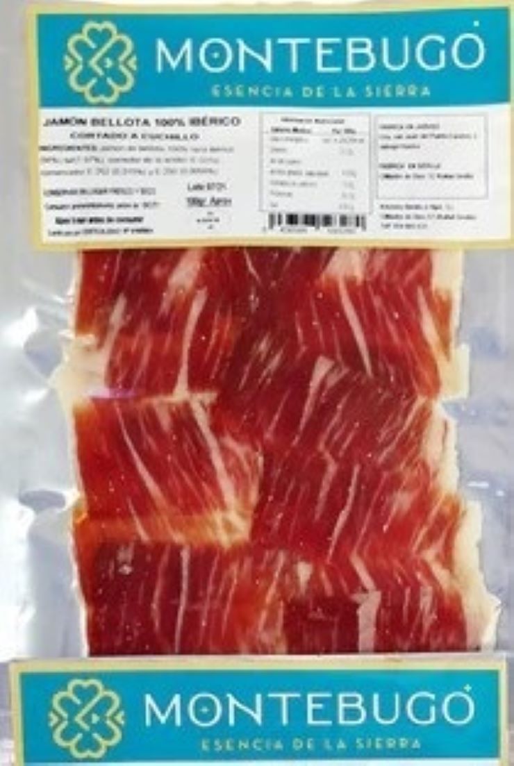 Sobres De Jamón De Bellota 100% Cortado A Cuchillo. 100 Grs. Aprox. 30 Sobres_1