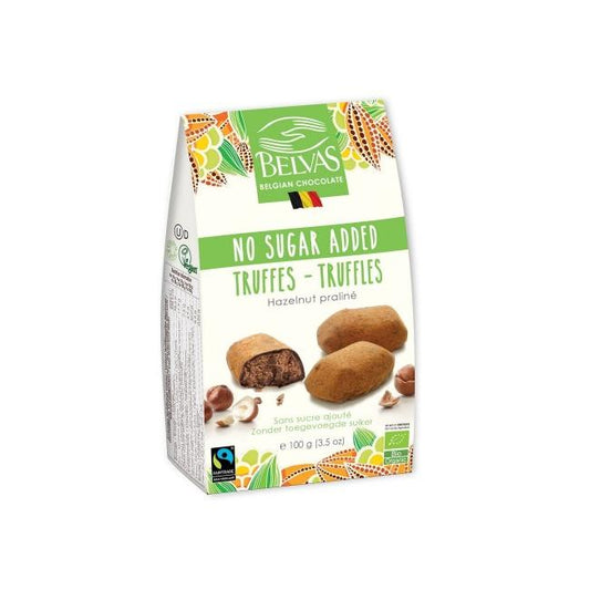 Trufas de Praliné Biológicas Sem Açúcar 100g