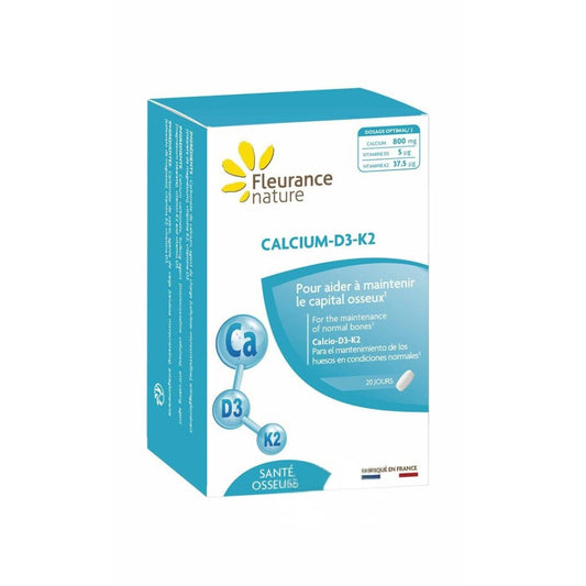 Calcio D3 K2 Fleurance Nature 60 Comprimidos_0