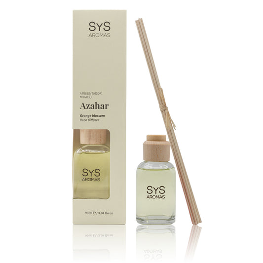 Ambientador Mikado de Azahar Origins SYS Aromas 90 ml | Aroma Floral Mediterráneo | Relajante_0