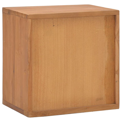 Mesita De Noche Madera Maciza De Teca 40x30x40 Cm_3