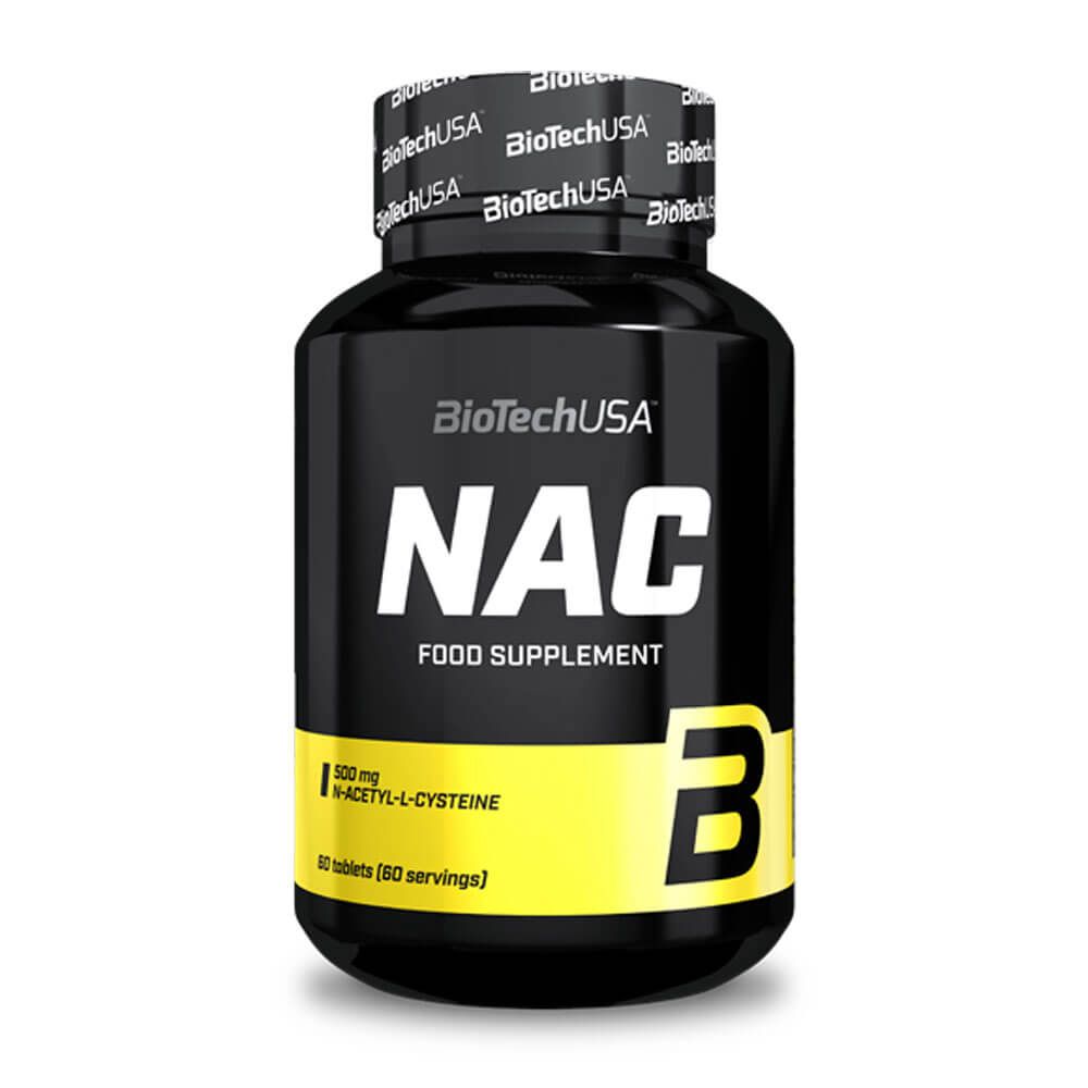 Nac 500mg - 60 Tabletas - Antioxidantes - Biotech Usa_0
