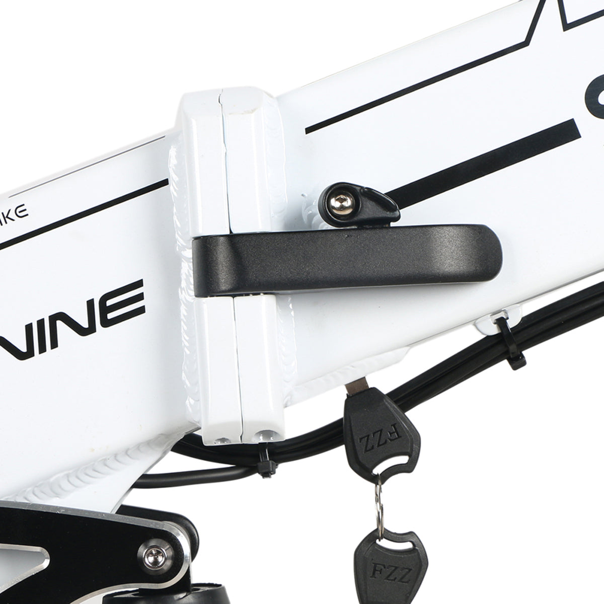 Bicicleta Eléctrica Plegable Samebike Lo26 Ii 500w-48v-10ah (480wh) - Rueda 26 Color Blanco_1