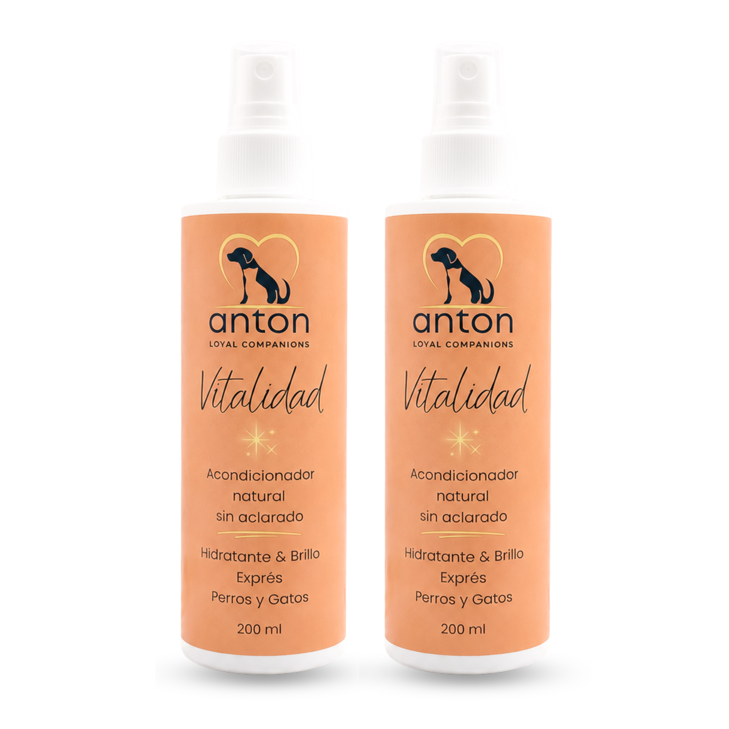 Acondicionador sin aclarado para el cuidado del pelaje de perros y gatos – Pack 2 x 200 ml_0