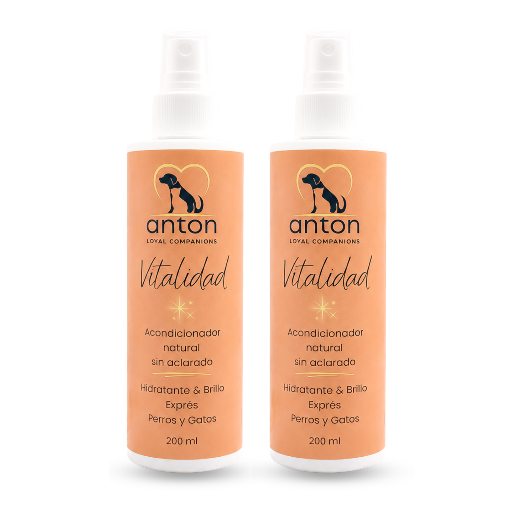 Acondicionador sin aclarado para el cuidado del pelaje de perros y gatos – Pack 2 x 200 ml_0