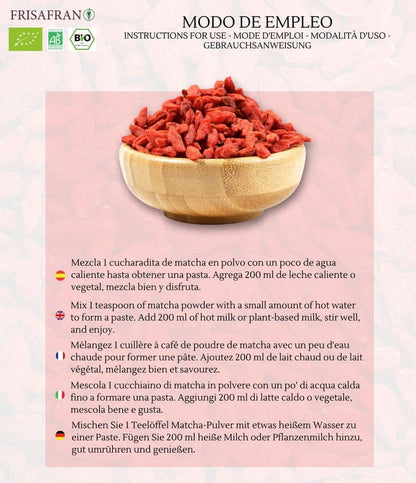 Bayas De Goji Deshidratadas Eco - Calidad Y Sabor | Frisafran 200 G_4
