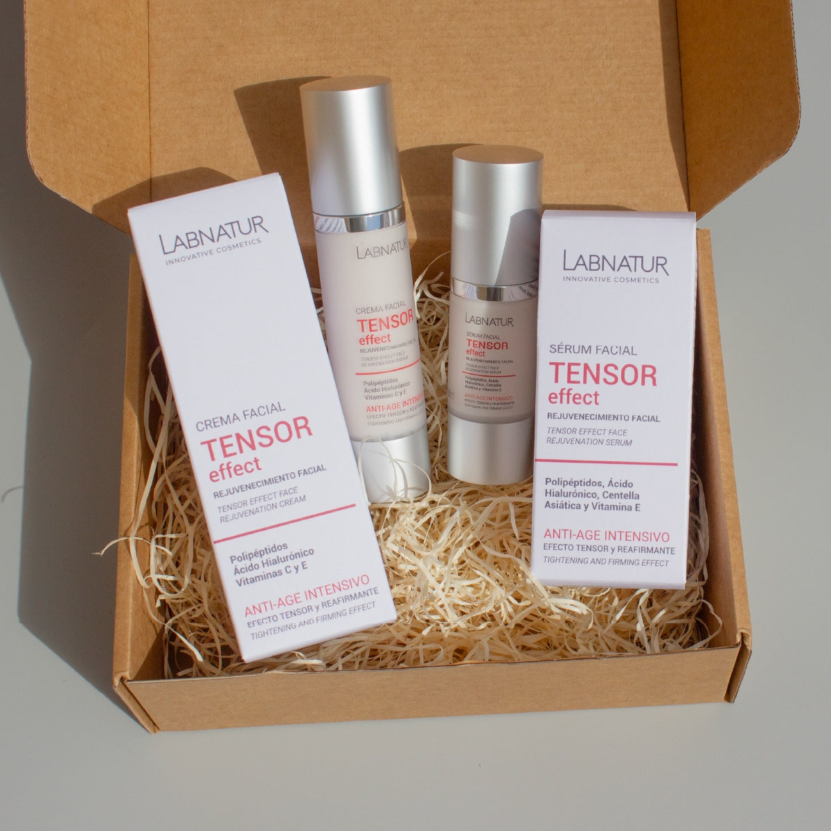 Labnatur Pack Antiaging Tensor Effect | Lifting Inmediato | Crema Y Sérum Antiarrugas | Natural Vegano_3