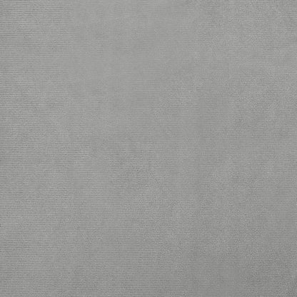 Cama Para Perros De Terciopelo Gris Claro 70x45x26,5 Cm / Vetonek_3