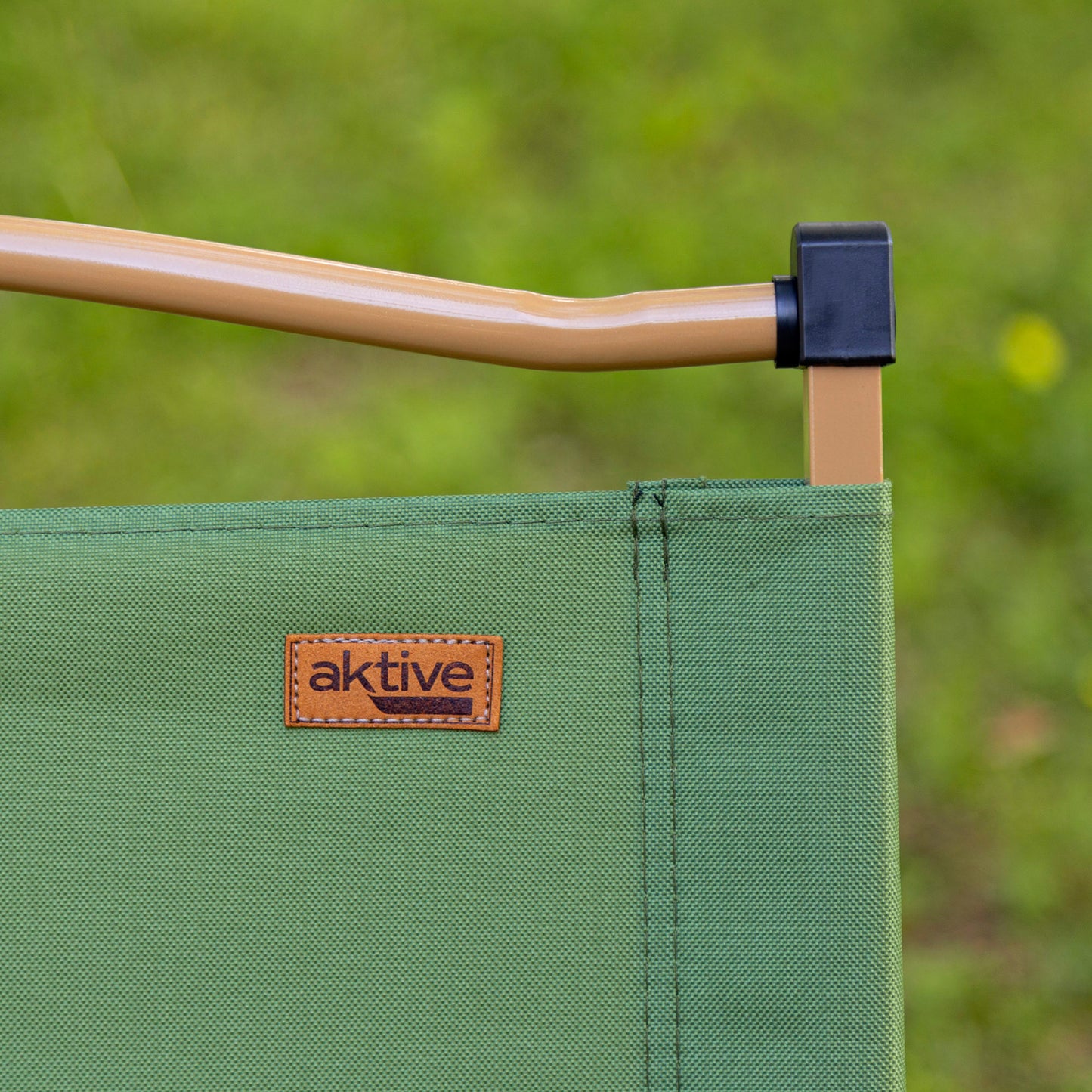 Pack 2 Sillas Plegables Bajas Glamping Verde Acero Aktive_2