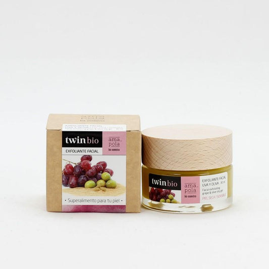 Esfoliante Facial de Papoila, Uva e Azeitona 30 ml
