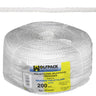 Cuerda Trenzada Plástico Blanca (bobina 200 M.)