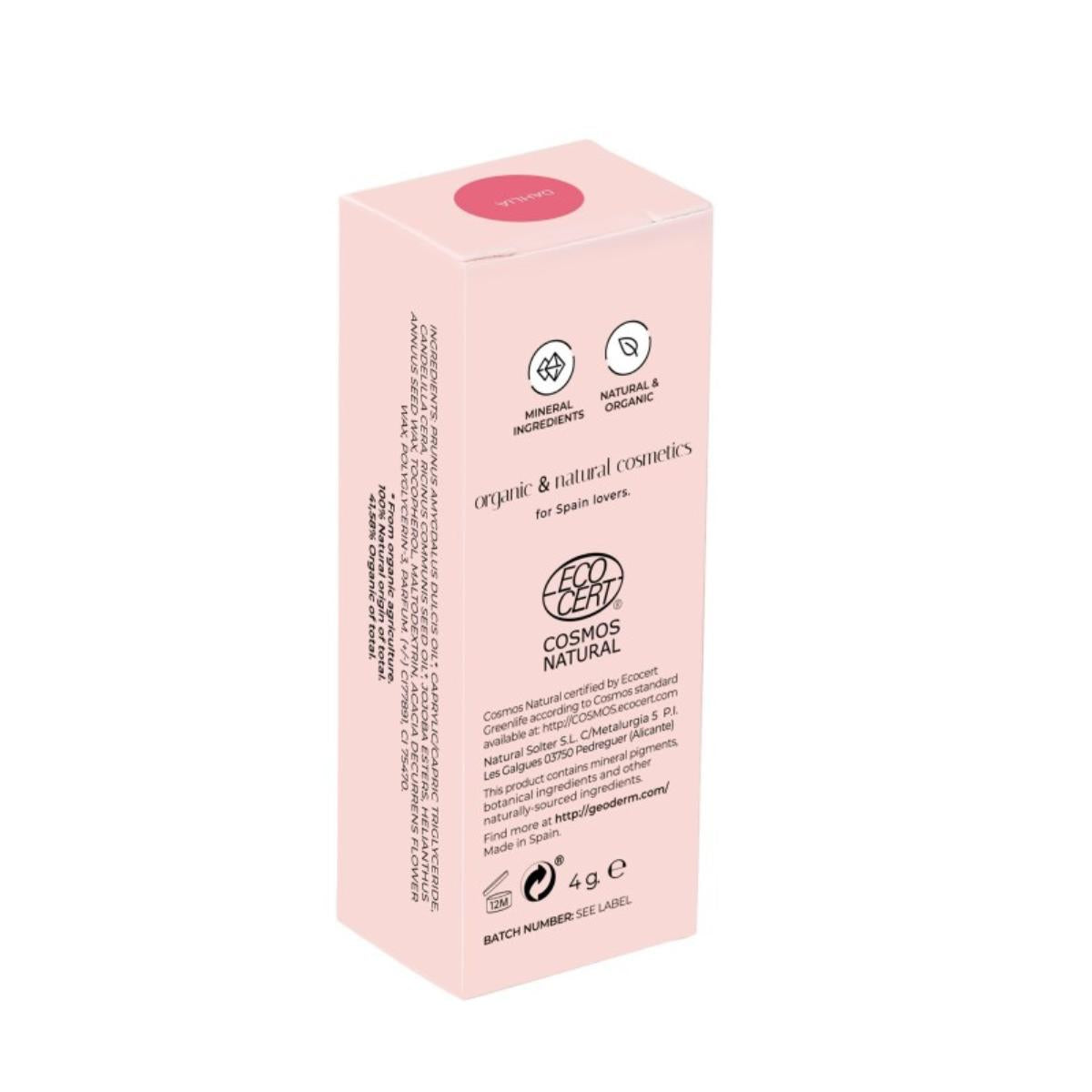 Batom Dália/Rosa (Natural) Geoderm 4 g