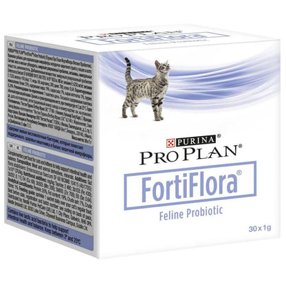 Suplemento nutricional Pro Plan Veterinary Diets FORTIFLORA para gatos 30x1g