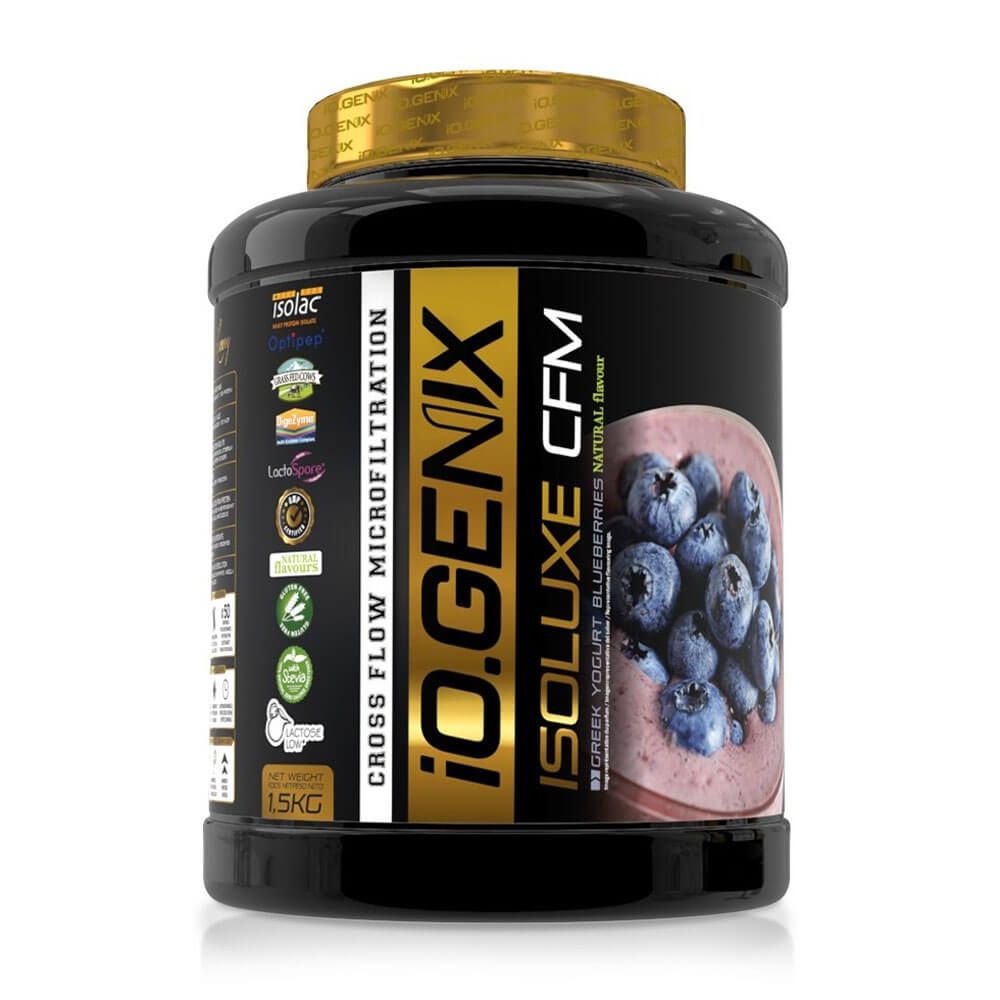 Isoluxe Cfm - 1,5kg - Blueberry Yogurt - Proteína De Aislado De Suero Isolate - Io.genix_0