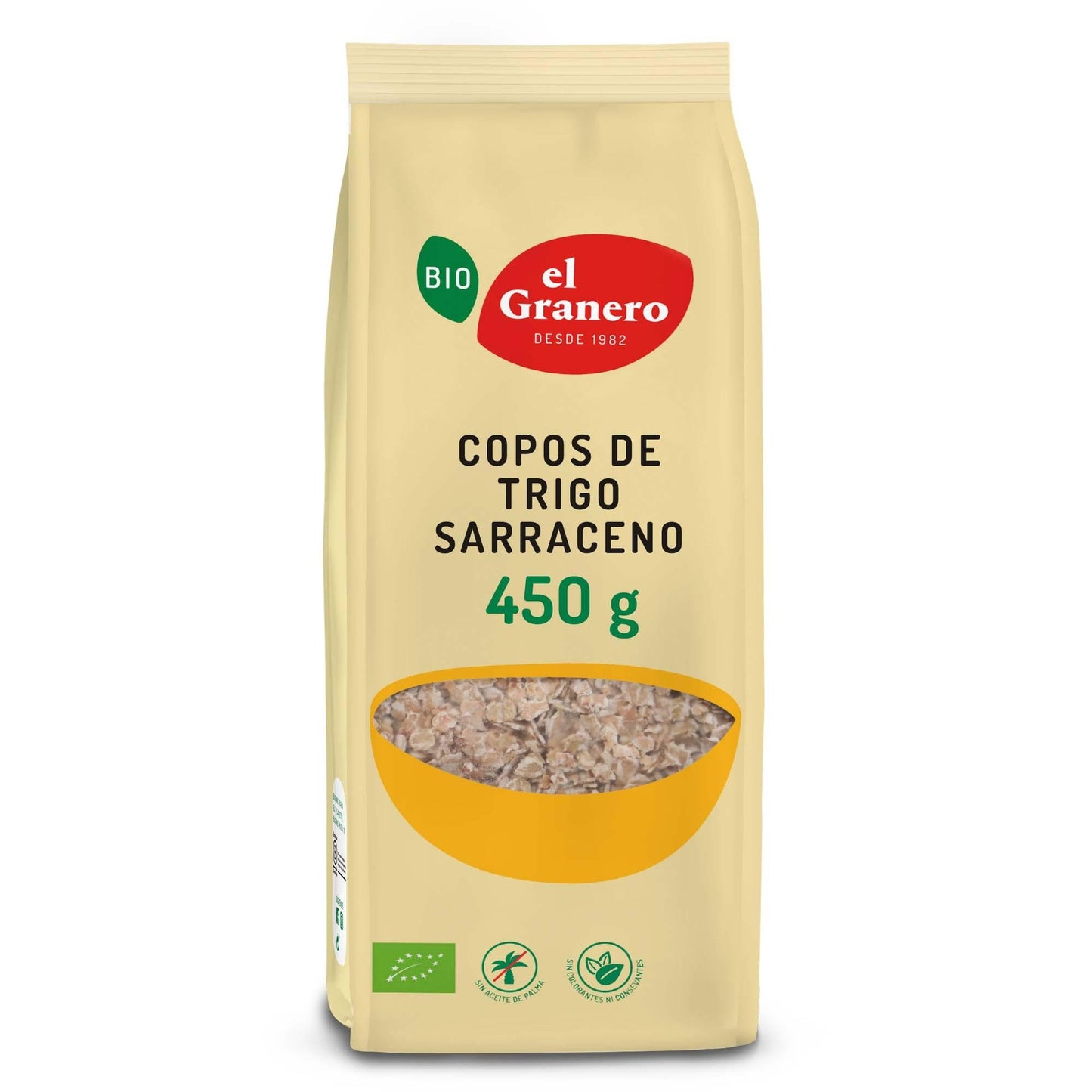Flocos de Trigo Sarraceno Biológico El Granero 450 gr