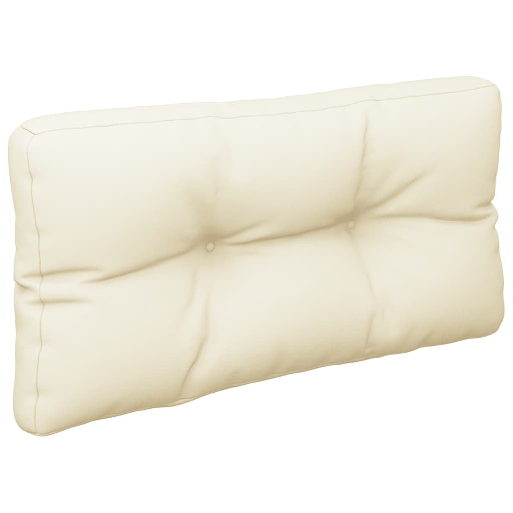 Vidaxl Cojín Para Sofá De Palets Tela Crema 70x40x12 Cm_0