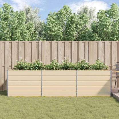 Jardinera Marfil 290 X 100 X 75 Cm Acero Galvanizado_3