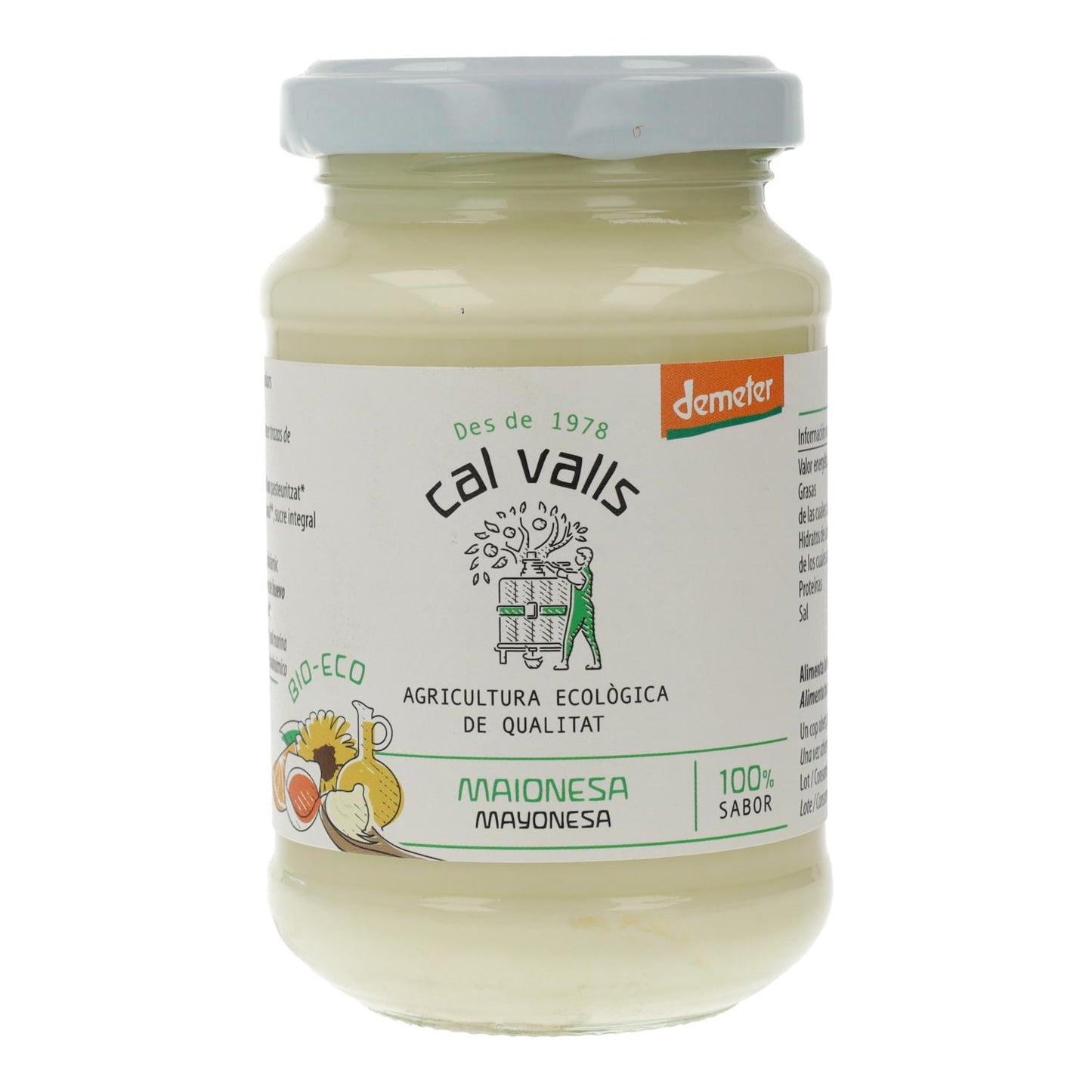 Maionese Orgânica Cal Valls 190 g