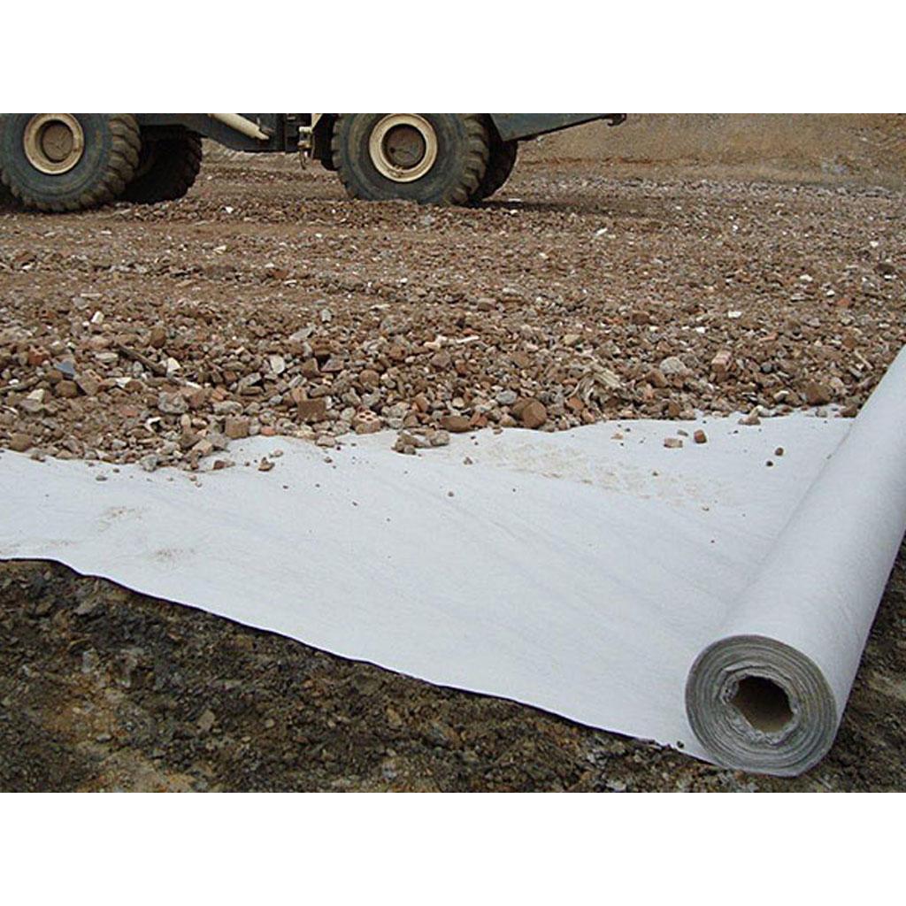 Rede geotêxtil anti-ervas daninhas Faura 1,25 x 10 m 100 g/m² branca