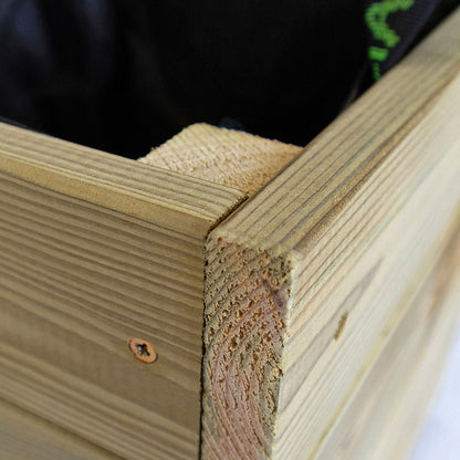 Jardinera De Madera Para Exterior Ghio Kd Hortalia 70x30x40 Cm_2