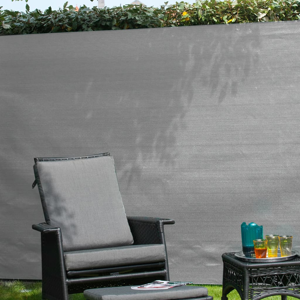 Nature Malla De Ocultación De Jardín Pe Gris 1,2x5 M / Vetonek_0