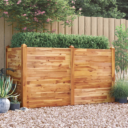 Jardinera Arriate Madera Maciza Acacia 160x60x84 Cm_1