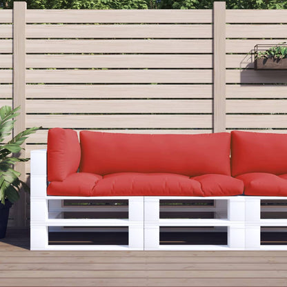 Vidaxl Cojines Para Palets 3 Unidades Tela Rojo_1