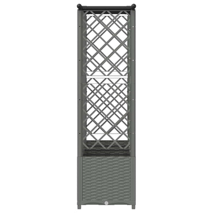 Cama Elevada Con Trellis Y Techo Gris Claro 202 X 40 X 136 Cm_3