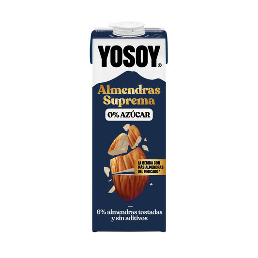 Bebida de amêndoa sem açúcar YOSOY 1L