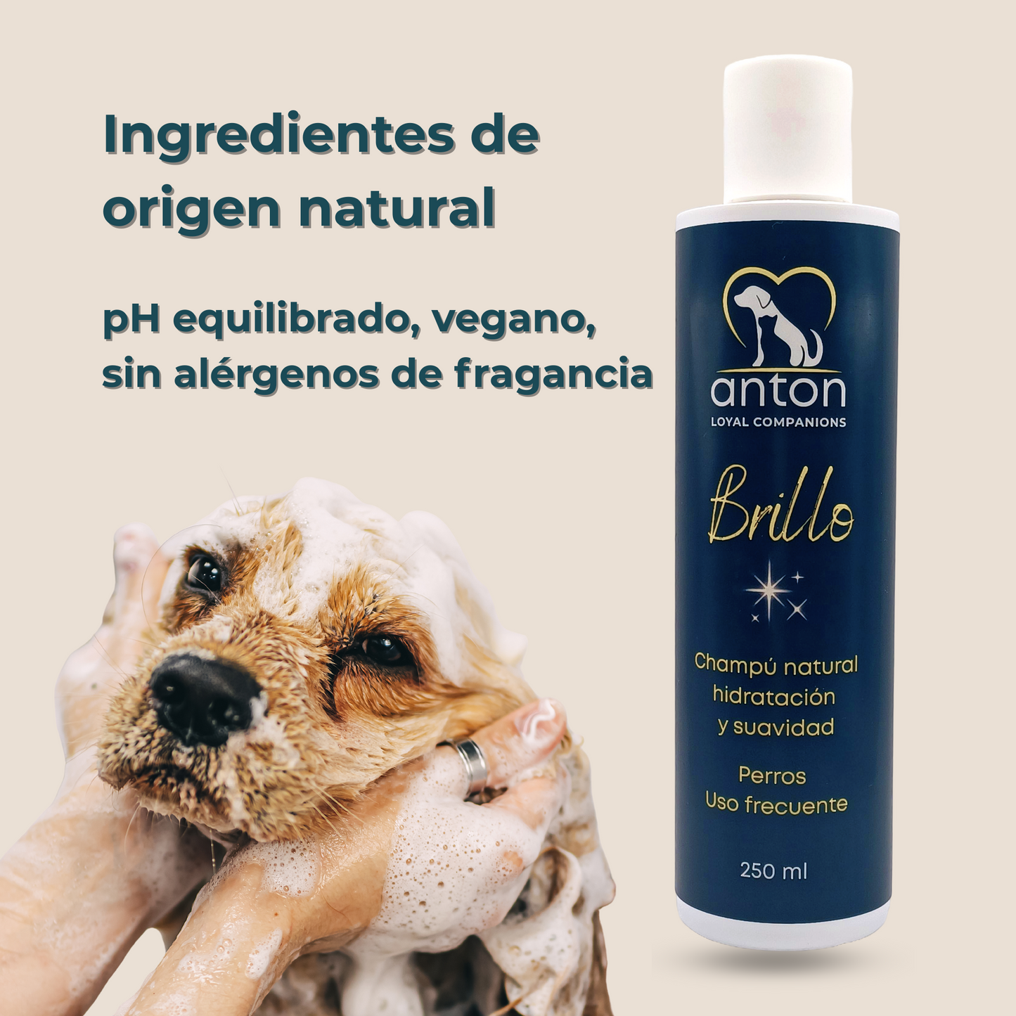 Champú natural para el cuidado del pelaje de perros – 250 ml_4