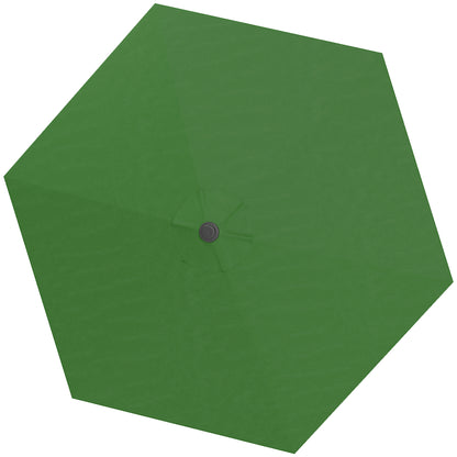 Outsunny Toldo De Recambio De Sombrilla De 3 M Con Ventilación Superior Verde_0
