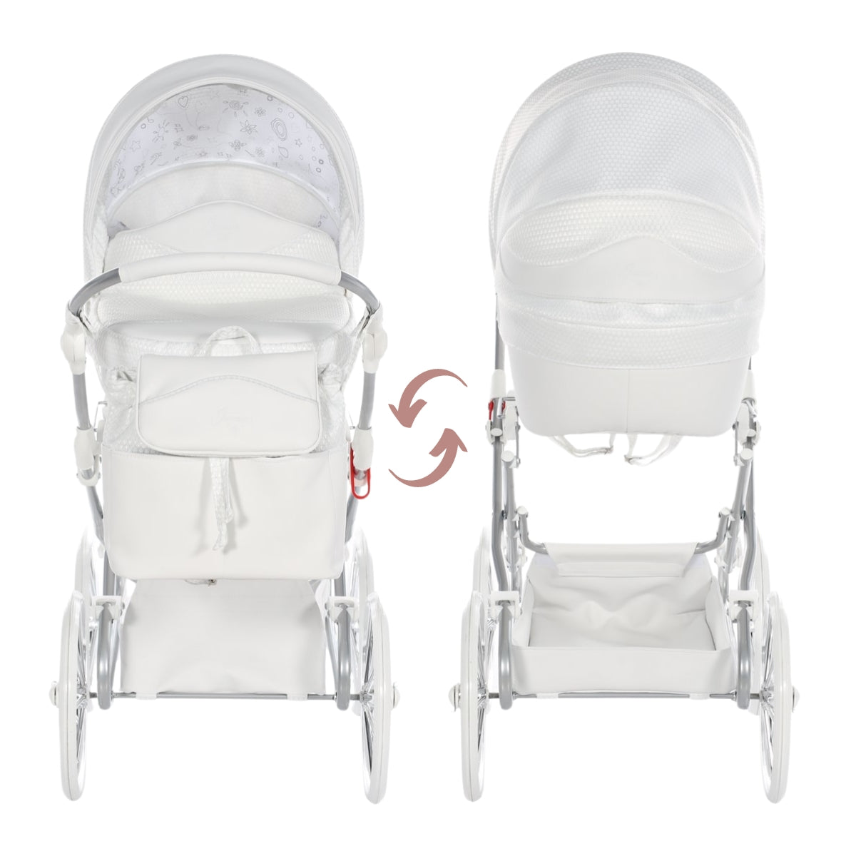 Carro De Muñecas Dolce Classic_white-silver_3