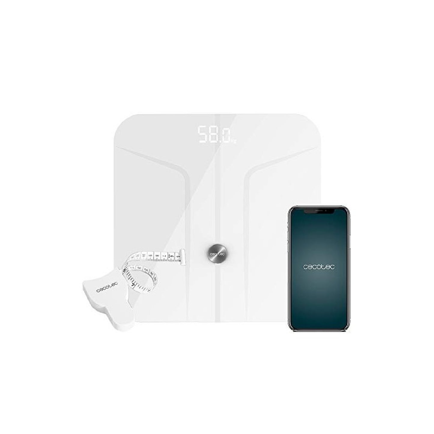 Cecotec Báscula De Baño Con App Surface Precision 9700 Smart Healthy_0