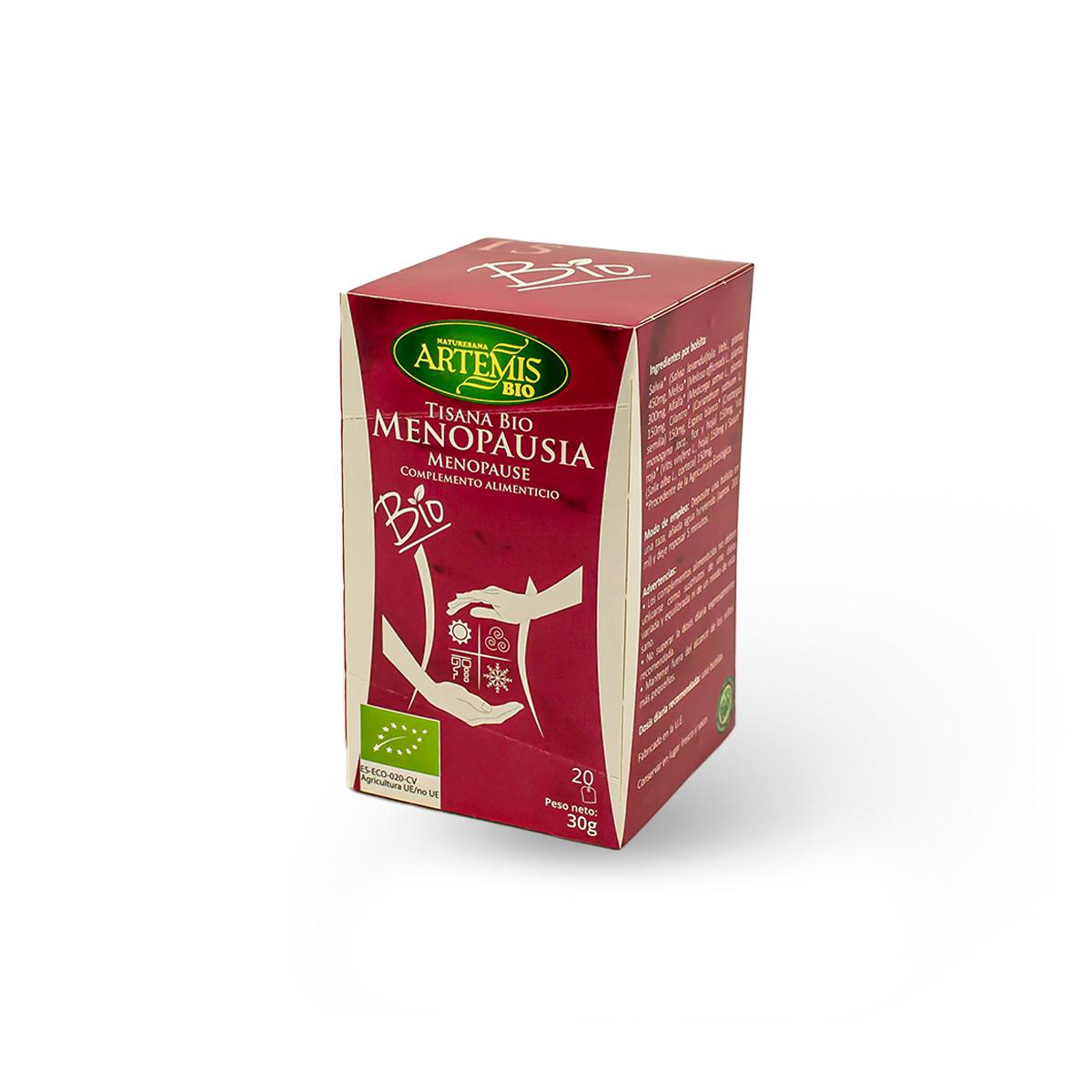 Chá de ervas Bio Menopausa Bio Artemis 20 filtros.
