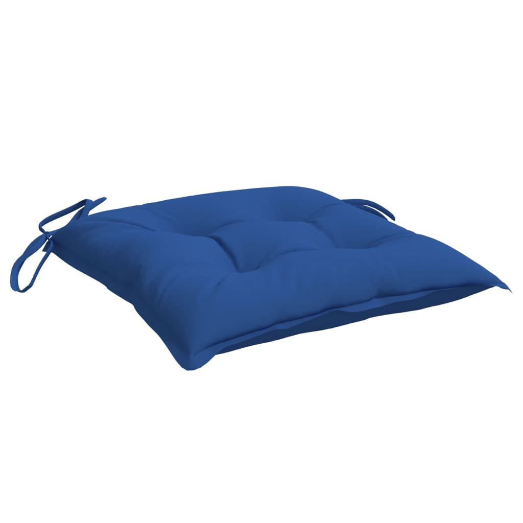 Vidaxl Cojines De Silla De Jardín 6 Uds Tela Oxford Azul 40x40x7 Cm_3