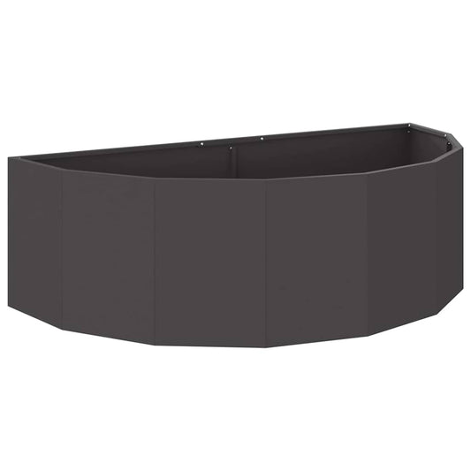 Jardinera Negro 120 X 60 X 35 Cm Acero_0