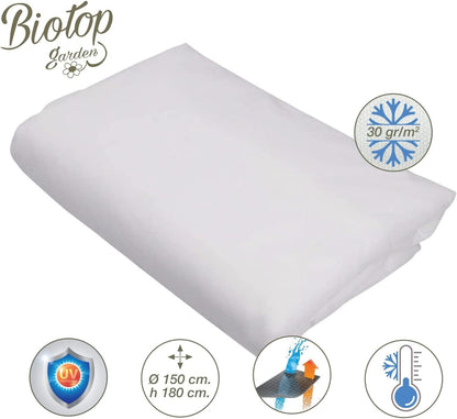 Capuz de proteção contra o gelo com cordão 30 g/m2 Biotop