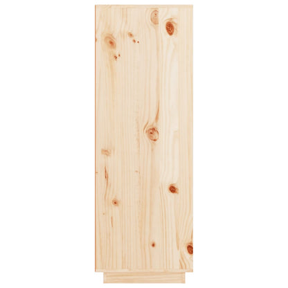 Aparador Alto De Madera Maciza De Pino 89x40x116,5 Cm / Vetonek_1