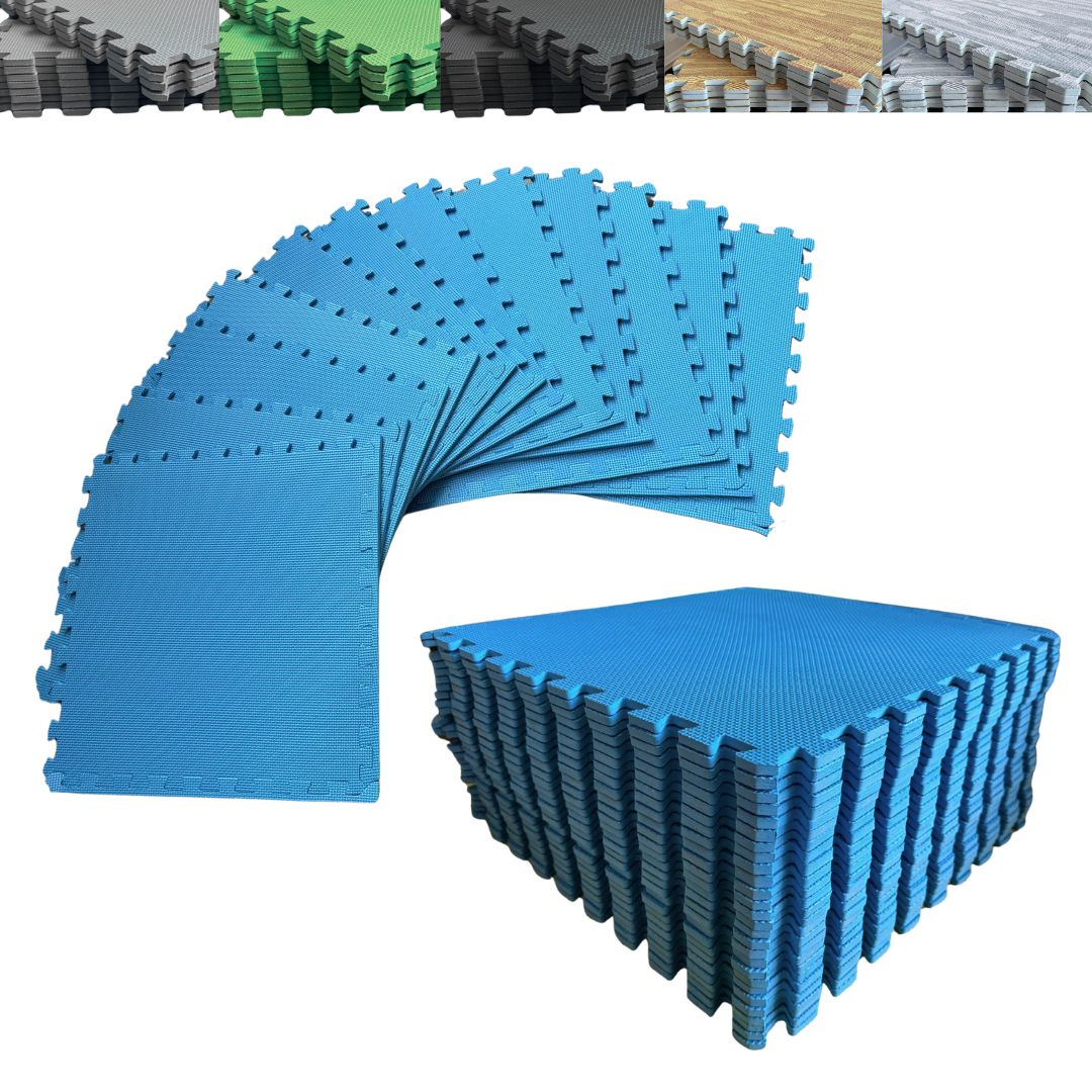 Jowy Tatami Puzzle 1cm 60x60cm – Pack 4 Uds (t60-4) Azul_0
