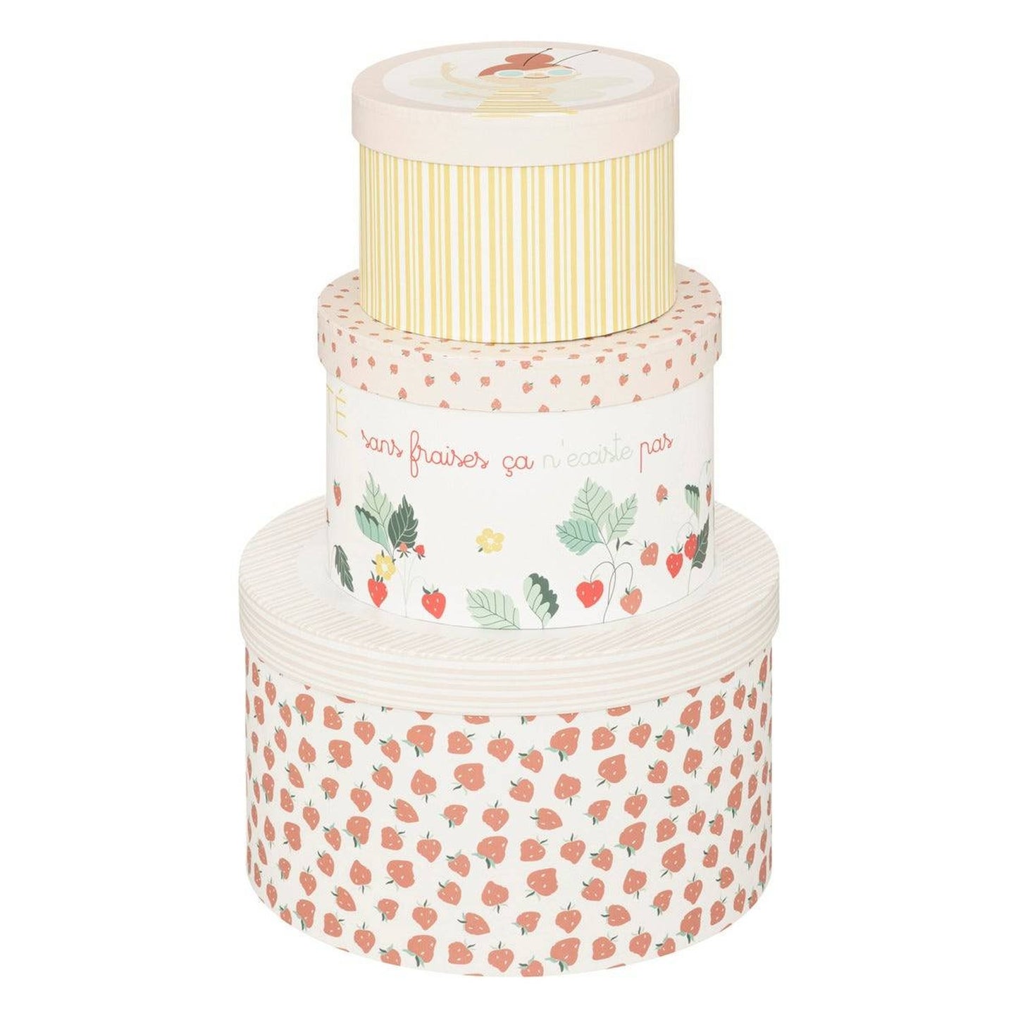 Set De 3 Cajas Infantiles verano Cartón Blanco_0