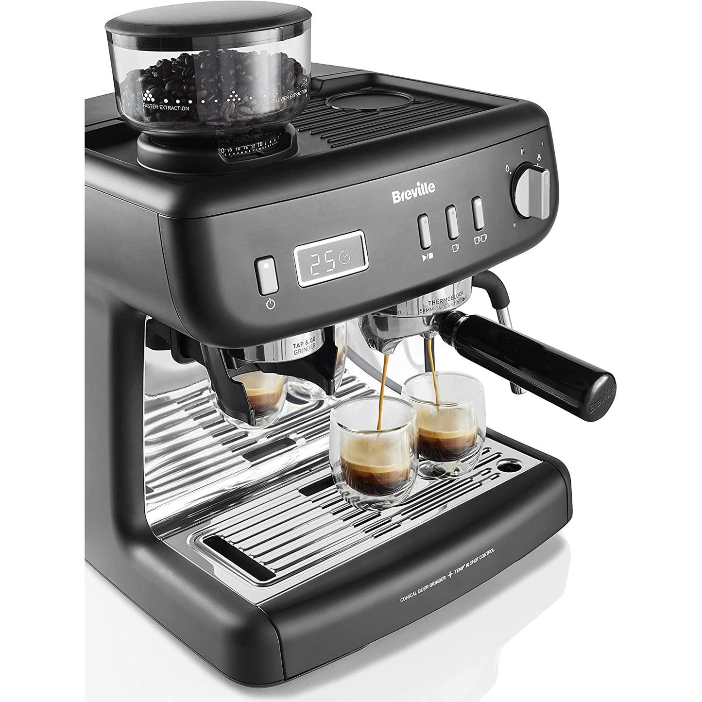 Máquina de café Breville Barista Max+ Negro (Reacondicionado)